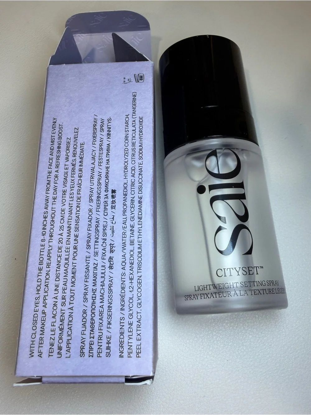 Saie Cityset Lightweight Setting Spray — Clear 30ml